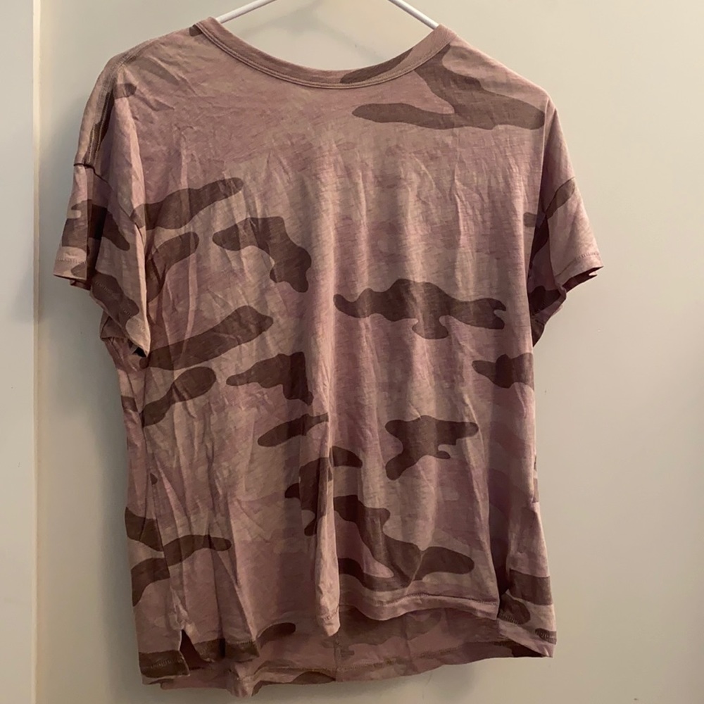 Rag&Bone camouflage tee in gray